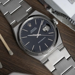 1978 Rolex Oysterquartz Stainless Steel - Attractive Black dial