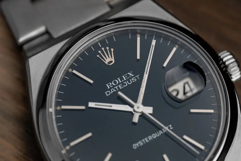 1978 Rolex Oysterquartz Stainless Steel - Attractive Black dial