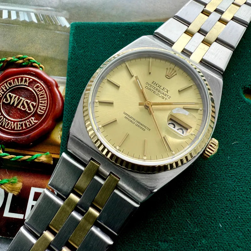1979 Rolex Datejust Oysterquartz 17013 - with box and booklets
