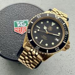 1980s Tag Heuer 980.022 1000 Professional Box and booklets - Wolf of Wall Street