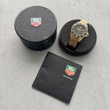 Load image into Gallery viewer, 1980s Tag Heuer 980.022 1000 Professional Box and booklets - Wolf of Wall Street

