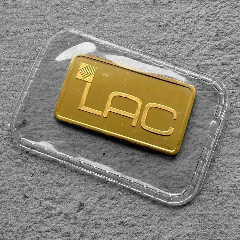 1983 Johnson Matthey 5 Gram Gold Bar .9999+ 50th Anniversary Macassa LAC Mine