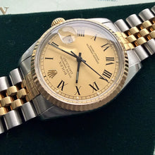 Load image into Gallery viewer, 1984 Rolex 16013 Jubilee Two Tone Datejust - Box Papers- Buckley Dial
