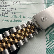 Load image into Gallery viewer, 1984 Rolex 16013 Jubilee Two Tone Datejust - Box Papers- Buckley Dial
