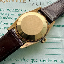 Load image into Gallery viewer, 1984 Rolex 31mm Datejust 18k Gold dial 68278 - Box and Papers

