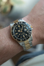 Load image into Gallery viewer, 1984 Rolex GMT Master 16753 Two Tone Serviced with box - Nipple Dial
