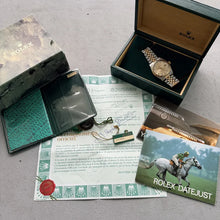 Load image into Gallery viewer, 1985 Rolex 16013 Jubilee Datejust - Box - Factory Diamond Dial - Saudi Papers
