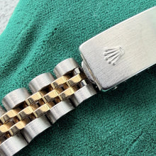 Load image into Gallery viewer, 1985 Rolex 69173 Datejust Jubilee Box Papers White dial Roman Numeral Unpolished
