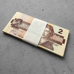 1986 Bundle $2 Canada 50 Consecutive Sequential notes