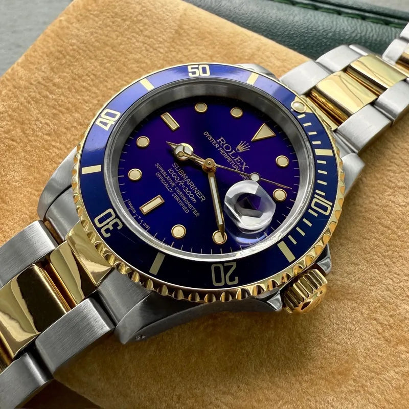 1987 Rolex 16613 Submariner Purple Box - Tropical Purplish Blue