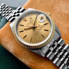 Load image into Gallery viewer, 1989 Rolex Date Dial 15233 Jubilee Box + Birks Papers
