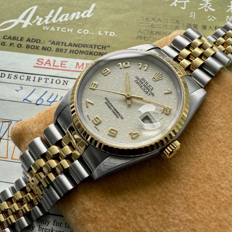 1989 Rolex Datejust 16233 Jubilee Unpolished - Box and Papers