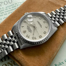 Load image into Gallery viewer, 1989 Rolex Datejust Stainless 16220 - Roman Numeral Cream Anniversary Dial

