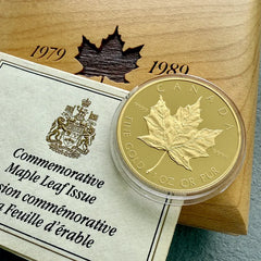 1989 $50 Proof Gold Maple coin