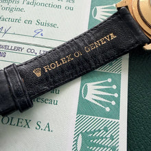 Load image into Gallery viewer, 1990 Rolex Datejust 18k Gold Ivory Roman numeral dial 16238 - box and Papers
