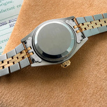 Load image into Gallery viewer, 1991 Rolex Datejust Diamond Dial 69173 - Jubilee band + Box + Papers
