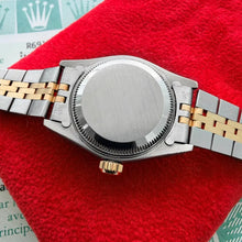 Load image into Gallery viewer, 1991 Rolex Datejust Jubilee Diamond Dial 69173 - Jubilee band + Box + Papers

