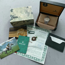 Load image into Gallery viewer, 1991 Rolex Datejust 36mm Jubilee band 16220 – Box and Papers – Saudi Arabia Dial

