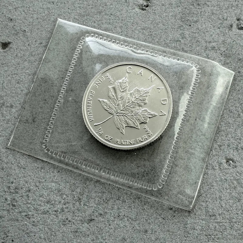 1992 Canada $10 Platinum Maple Fine 1/4 oz - Sealed