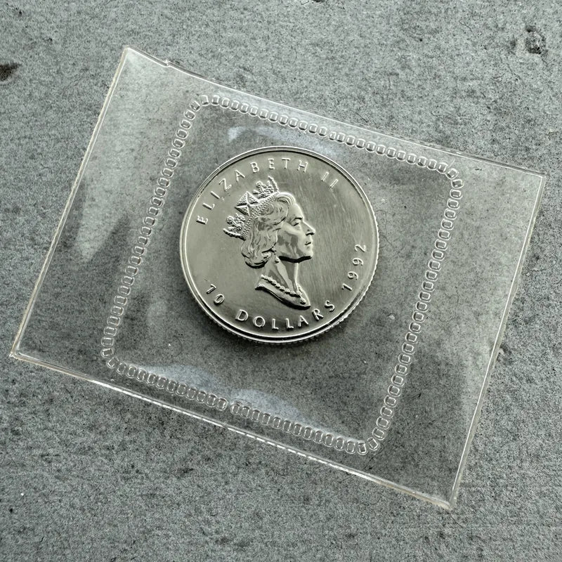 1992 Canada $10 Platinum Maple Fine 1/4 oz - Sealed