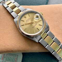 1993 Rolex 15233 Datejust Date - Box + Warranty papers dated 1994