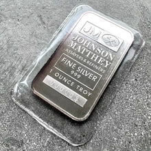 Load image into Gallery viewer, 1993 Swiss Chalet Johnson Matthey silver bar - Serial 000003
