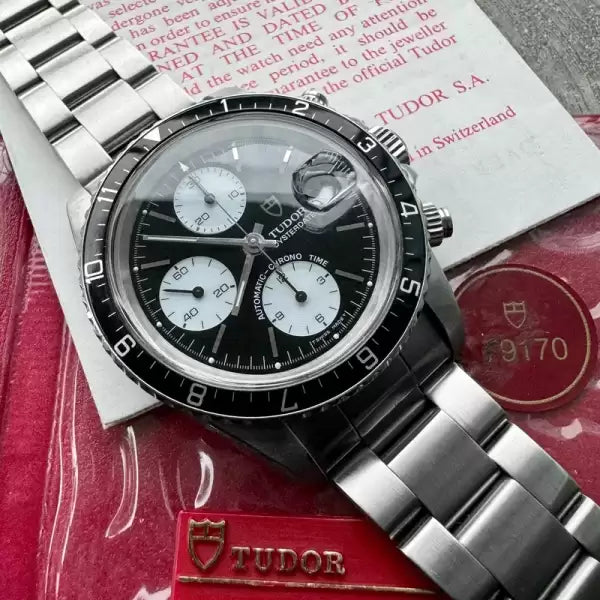 1993 Tudor Oysterdate Big Block Chronograph 79170 – Serviced – Box + Papers