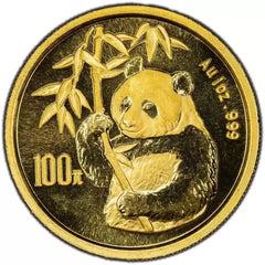 1995 China 1oz .999 Gold Panda Coin