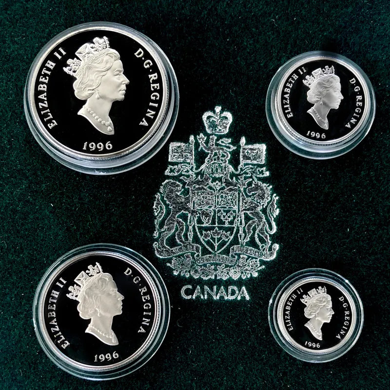 1996 Platinum Canada 1.85oz Proof Coin Set – 675 Minted – Peregrine Falcon