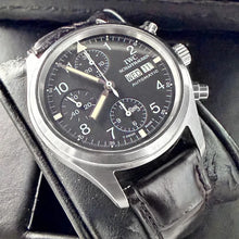 Load image into Gallery viewer, 1997 IWC Flieger 39mm Chronograph IW 3706 - Box + Papers
