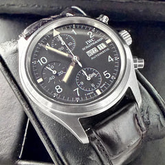 1997 IWC Flieger 39mm Chronograph IW 3706 - Box + Papers