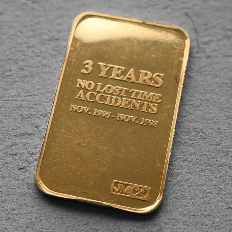 1998 Johnson Matthey 20 Gram Gold Bar Struck .9999+ - New Britannia Mint