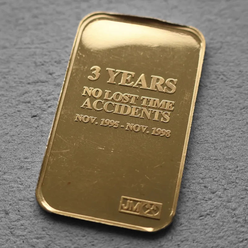 1998 Johnson Matthey 20 Gram Gold Bar Struck .9999+ - New Britannia Mint