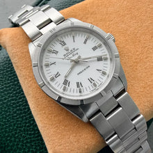 Load image into Gallery viewer, 1998 Rolex Air King Oyster Bracelet 14010 white dial - Box and booklets
