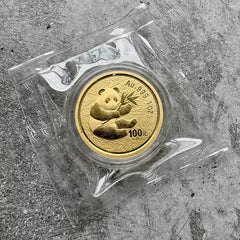 2000 China Gold Panda 1 oz Gold .9999+ Fine 100 Yuan