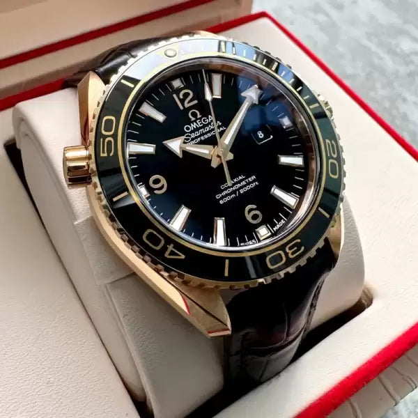 2021 Omega Seamaster Planet Ocean 23263382001001 Box Papers -Solid 18K Rose Gold