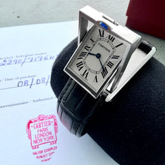 2002 Cartier Basculante 2390 Stainless Steel - Box Papers
