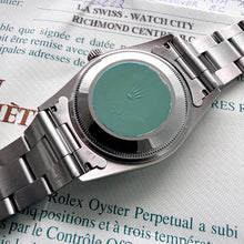 Load image into Gallery viewer, 2002 Rolex Date 34mm 15200 Black Dial – Box and Papers
