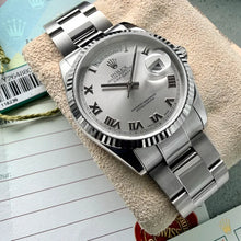 Load image into Gallery viewer, 2002 Rolex President Solid 18k White Gold 118239 - Box Papers + Hangtag
