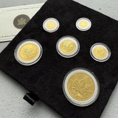 2004 25th Year Anniversary Canada 1.9oz Gold Fractional set - Bimetallic Set!
