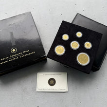 Load image into Gallery viewer, 2004 25th Year Anniversary Canada 1.9oz Gold Fractional set - Bimetallic Set!
