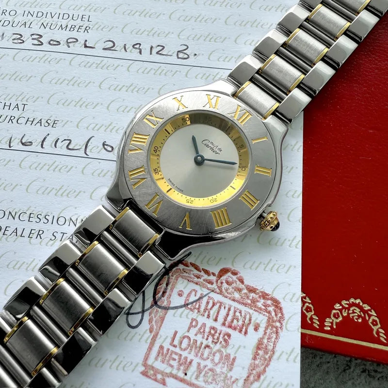 2005 Cartier Must de Cartier 21 ref 1330 - Serviced + Papers