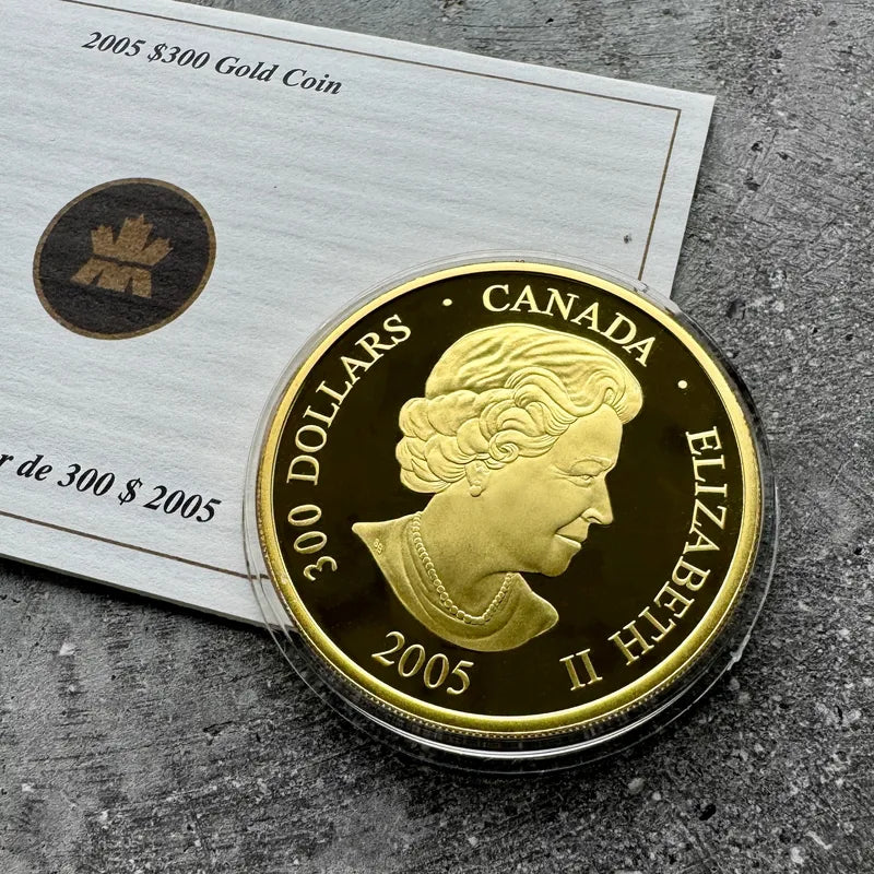 2005 Clock $300 Canada 14KT Gold Coin – Complete Set – Low Mintage