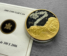 Load image into Gallery viewer, 2006 Canada Canadarm Gold Coin $300 Chris Hadfield NASA
