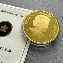 Load image into Gallery viewer, 2006 Canada Canadarm Gold Coin $300 Chris Hadfield NASA
