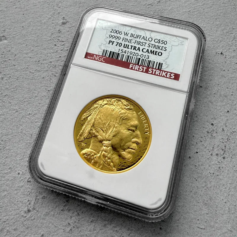 2006 Gold Buffalo 1 oz Gold Coin NGC Gem Proof 70 Ultra Cameo First Strike