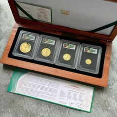 2006 South Africa Natura Proof Gold 4 Coin Set 1.85 oz - Giraffe