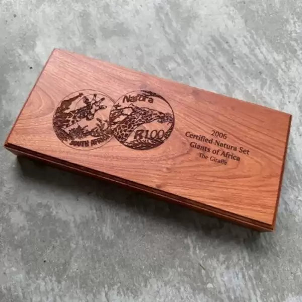 2006 South Africa Natura Proof Gold 4 Coin Set 1.85 oz - Giraffe