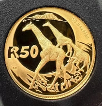 Load image into Gallery viewer, 2006 South Africa Natura Proof Gold 4 Coin Set 1.85 oz - Giraffe

