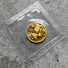 Load image into Gallery viewer, 2007 Gold Panda 1/10 oz Gold .9999+ Fine 10 Yuan Sealed
